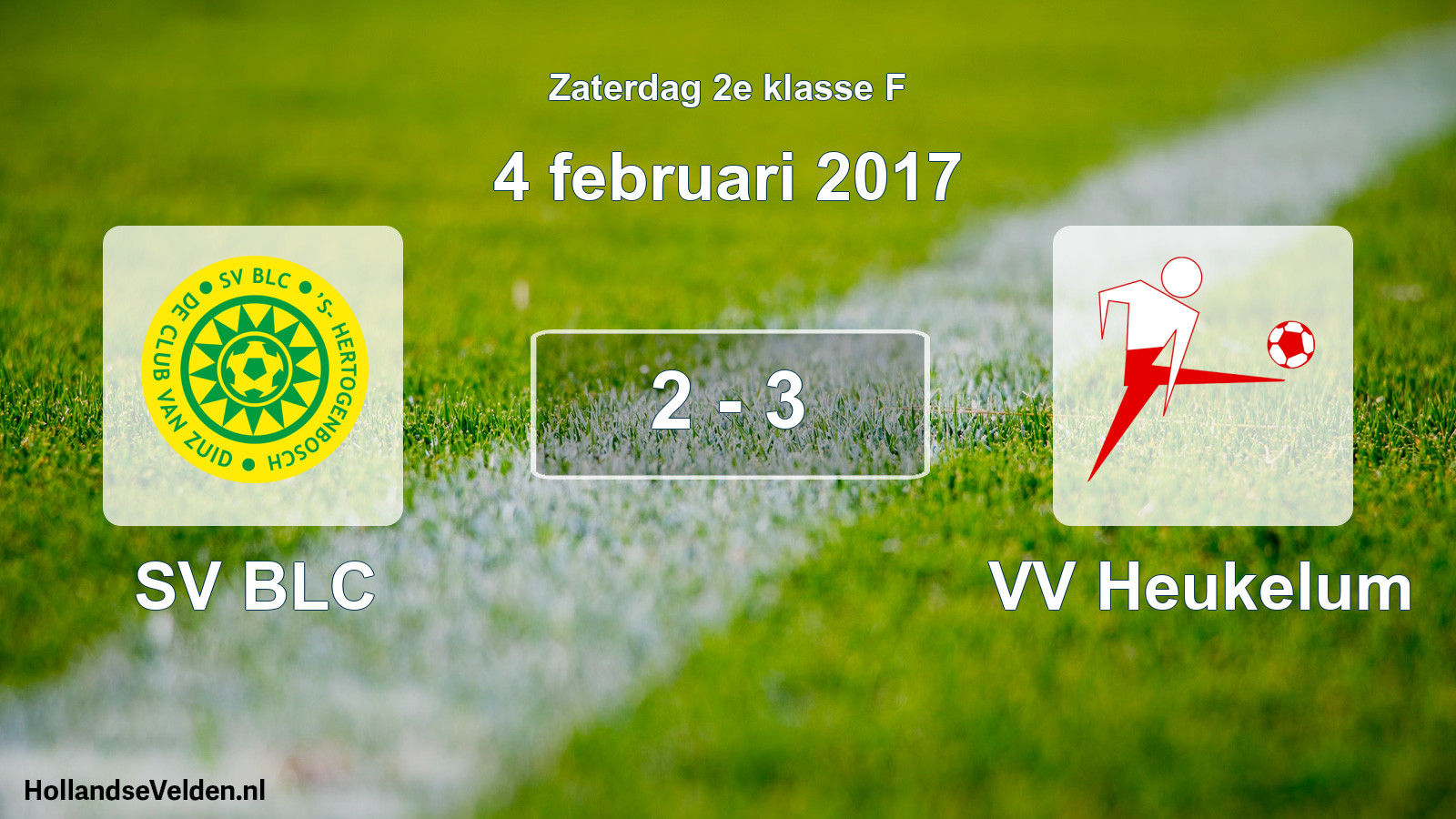Total number of matches played: SV BLC - VV Heukelum 2 - 3 (4 February 2017)