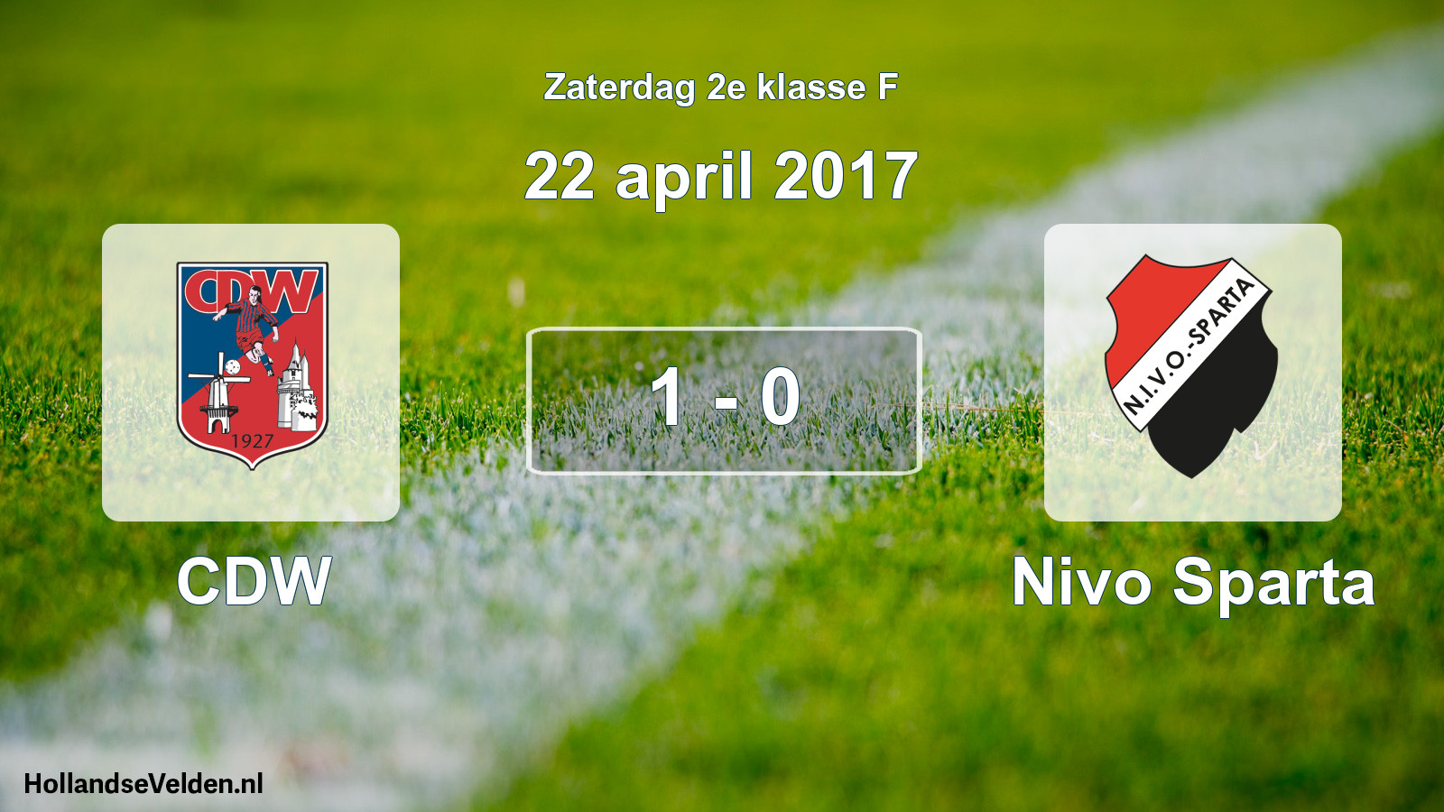 Total number of matches played: CDW - Nivo Sparta 1 - 0 (22 April 2017)