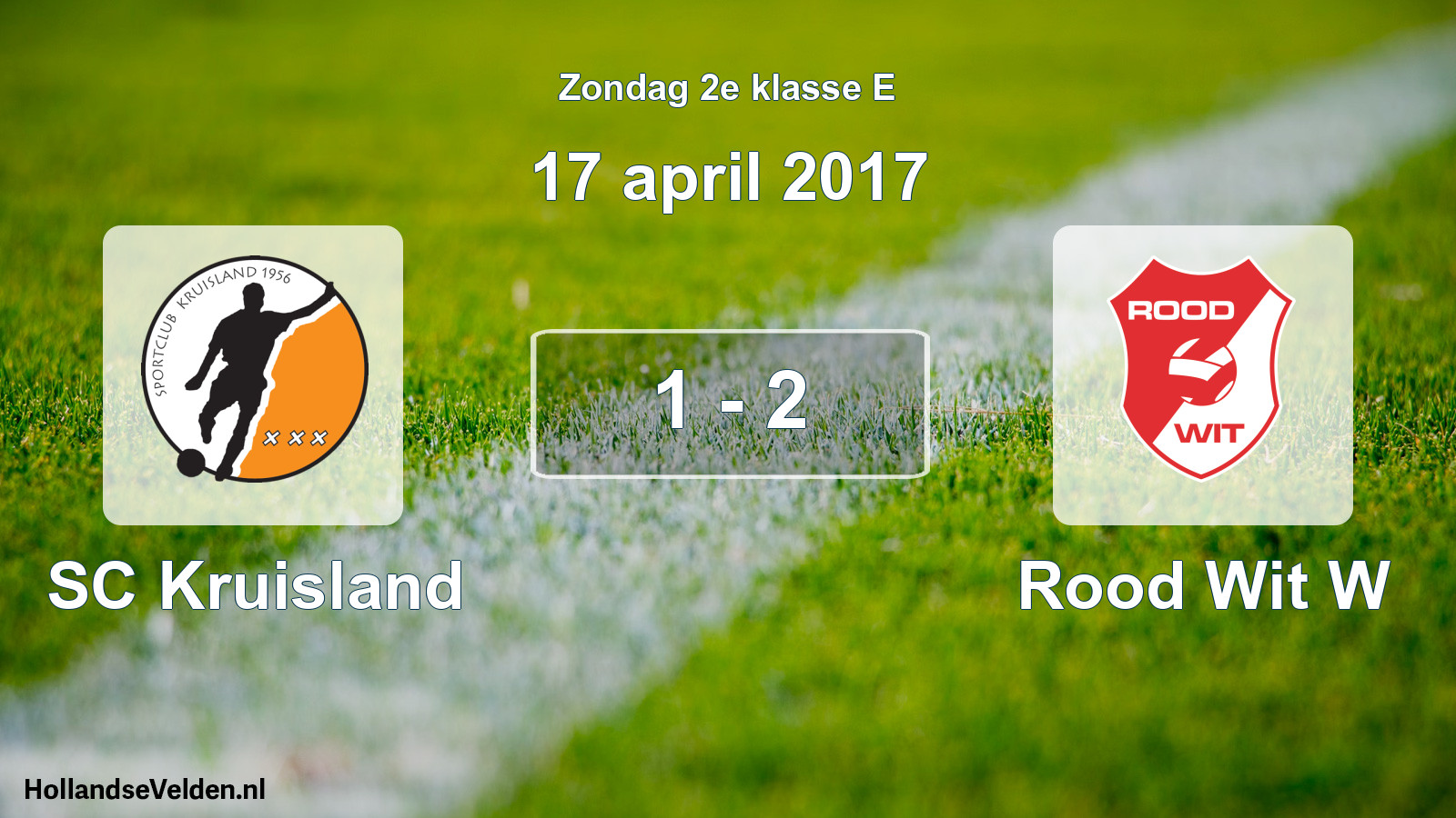 Total number of matches played: SC Kruisland - Rood Wit W 1 - 2 (17 April 2017)