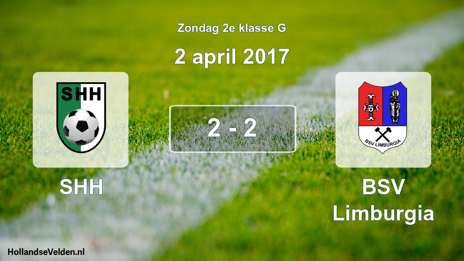 Total number of matches played: SHH - BSV Limburgia 2 - 2 (2 April 2017)