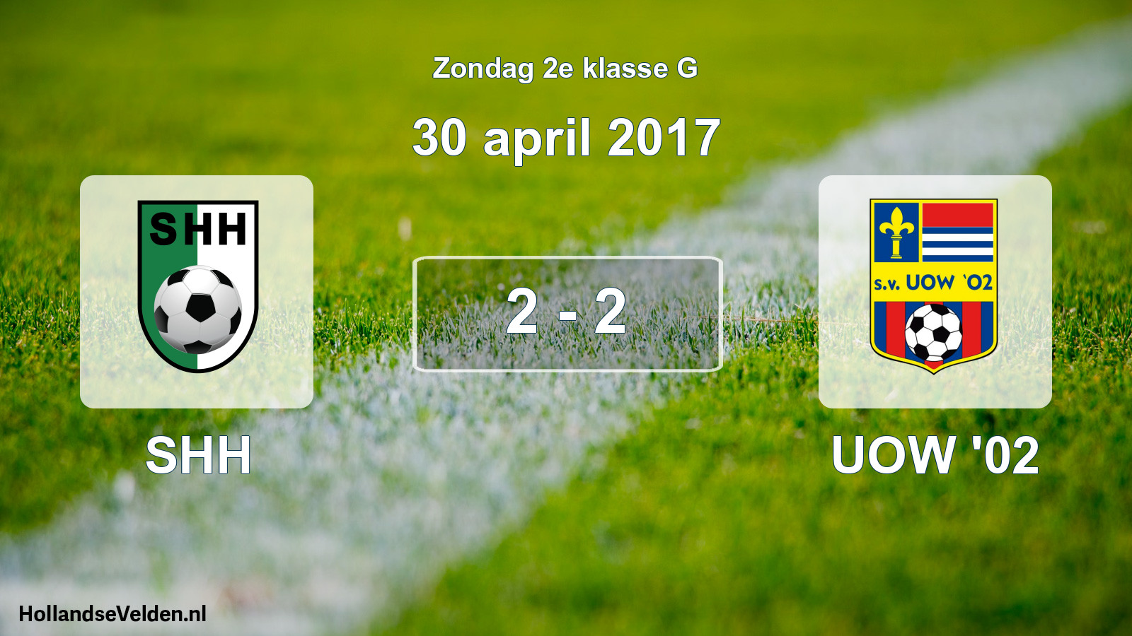 Total number of matches played: SHH - UOW '02 2 - 2 (30 April 2017)