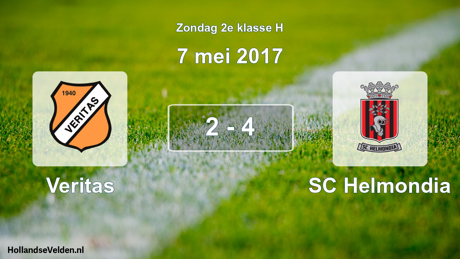 Total number of matches played: Veritas - SC Helmondia 2 - 4 (7 May 2017)