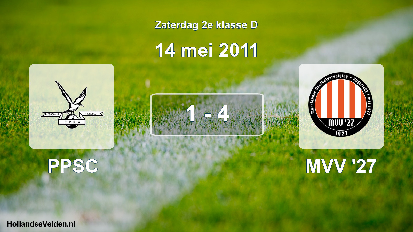 Total number of matches played: PPSC - MVV '27 1 - 4 (14 May 2011)