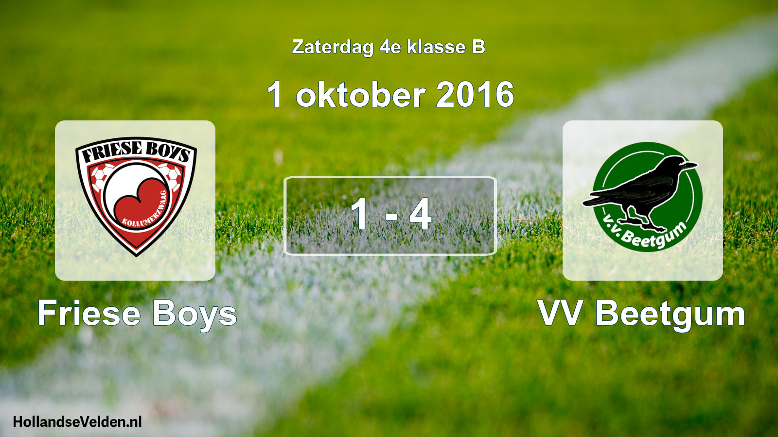 Total number of matches played: Friese Boys - VV Beetgum 1 - 4 (1 October 2016)