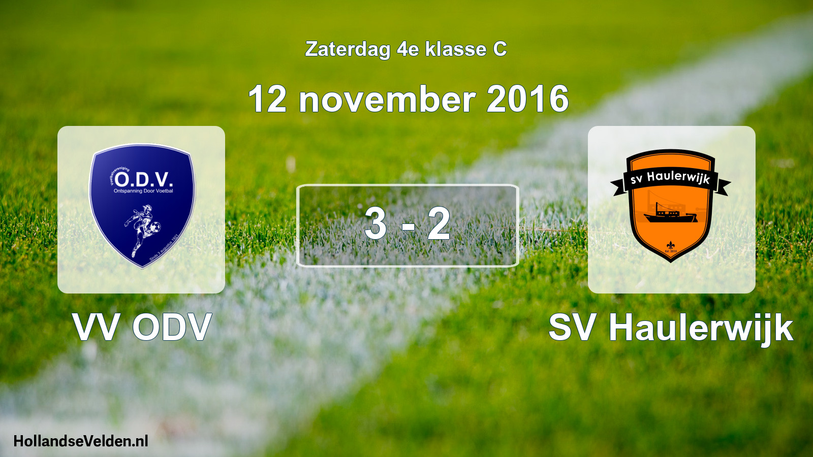 Total number of matches played: VV ODV - SV Haulerwijk 3 - 2 (12 November 2016)