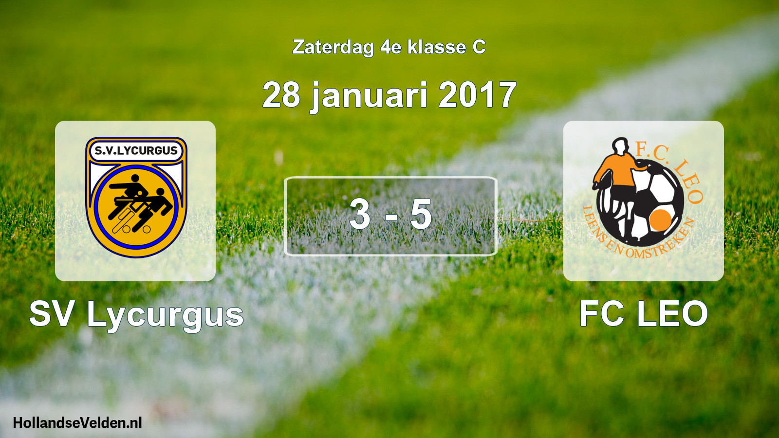 Total number of matches played: SV Lycurgus - FC LEO 3 - 5 (28 January 2017)