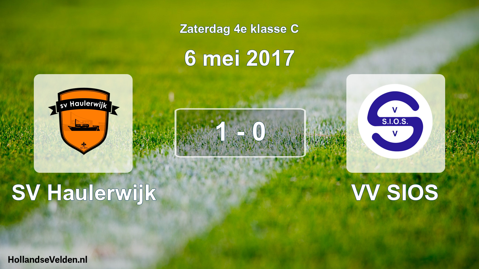 Total number of matches played: SV Haulerwijk - VV SIOS 1 - 0 (6 May 2017)