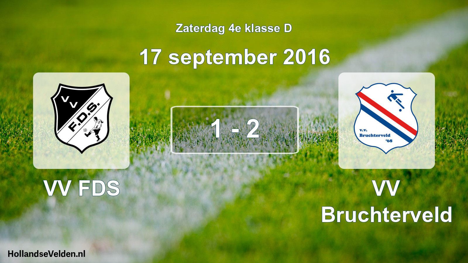 Total number of matches played: VV FDS - VV Bruchterveld 1 - 2 (17 September 2016)