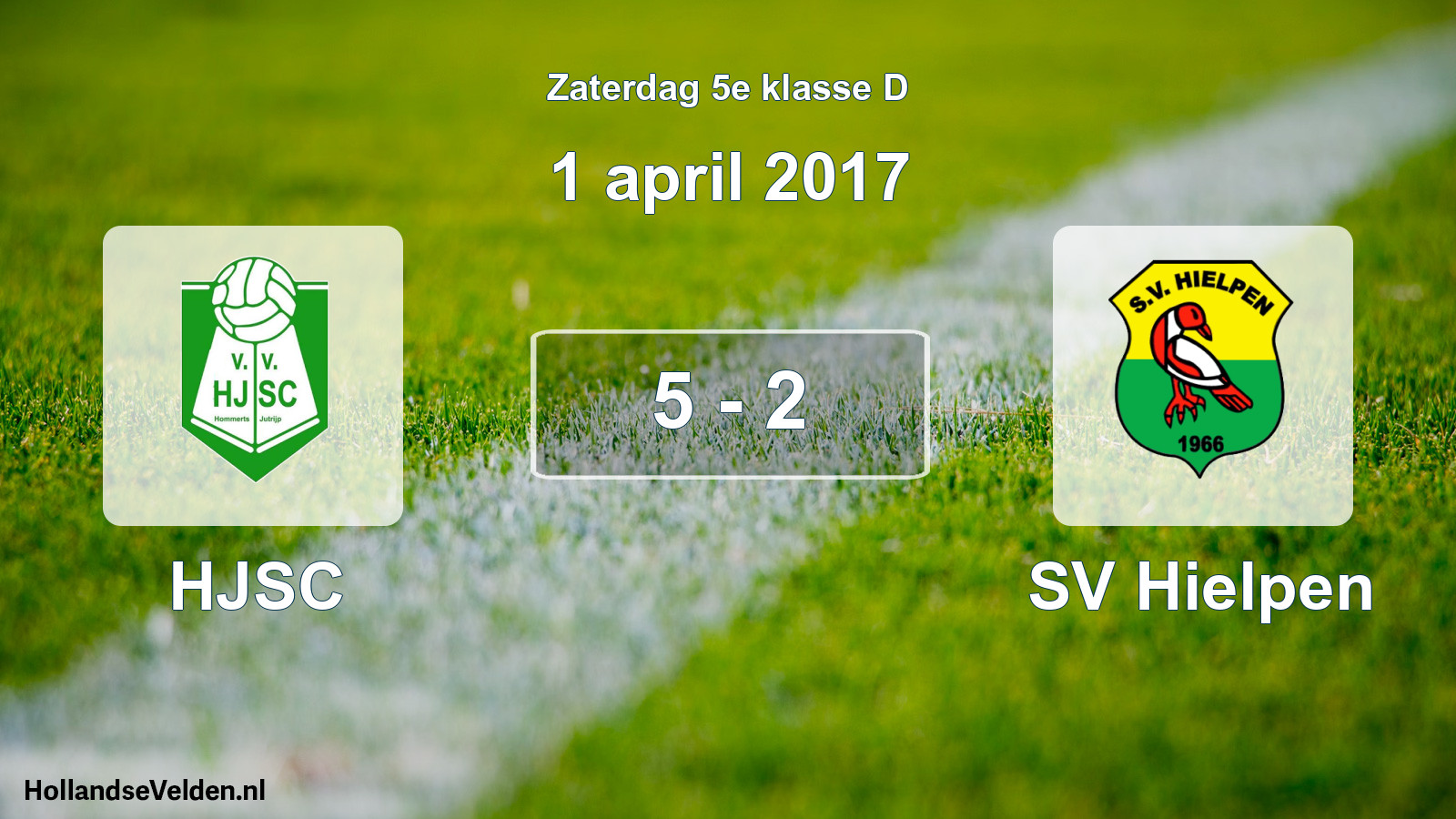 Total number of matches played: HJSC - SV Hielpen 5 - 2 (1 April 2017)