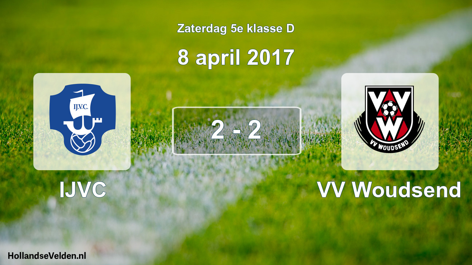 Total number of matches played: IJVC - VV Woudsend 2 - 2 (8 April 2017)