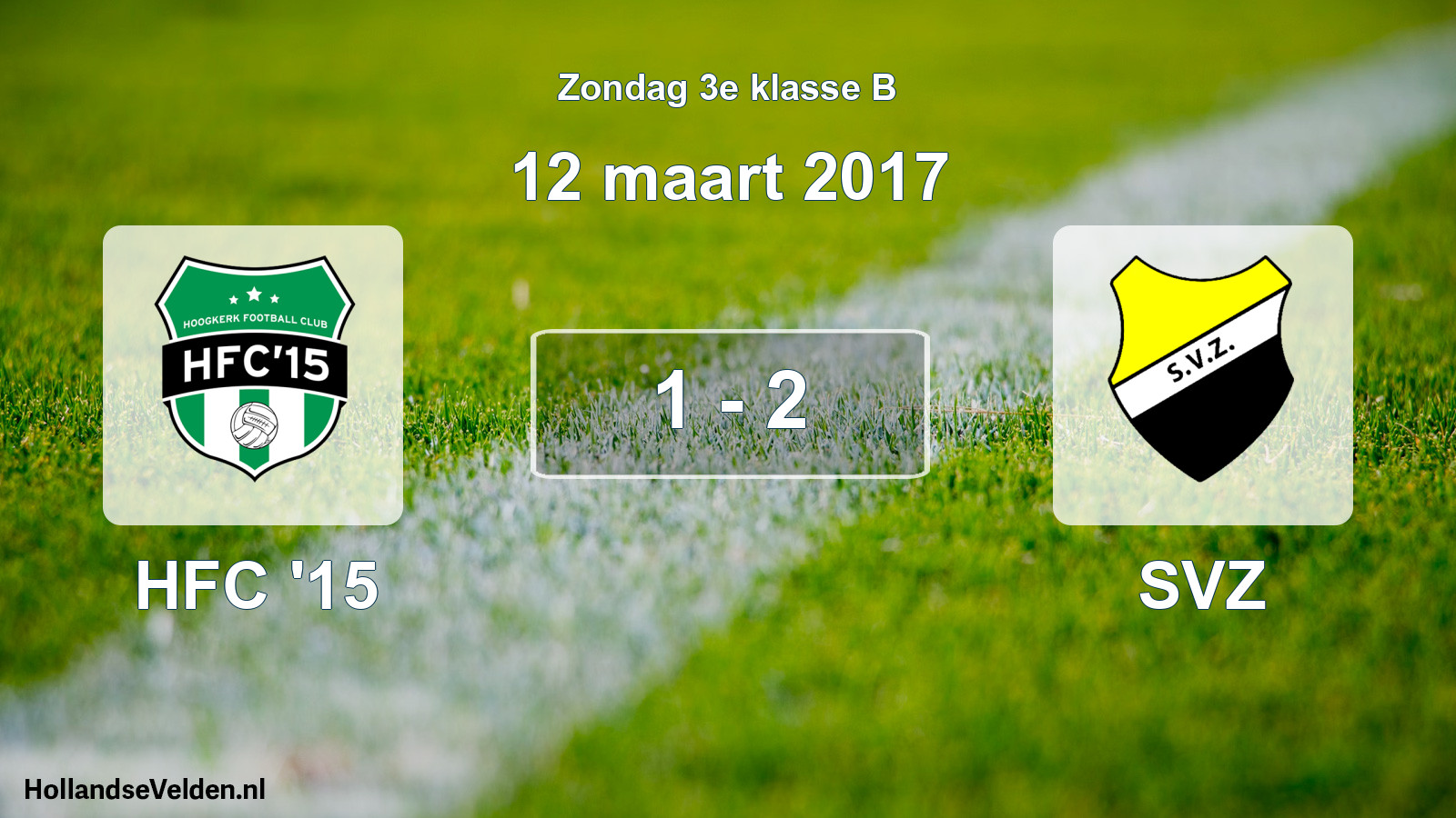 Total number of matches played: HFC '15 - SVZ 1 - 2 (12 March 2017)