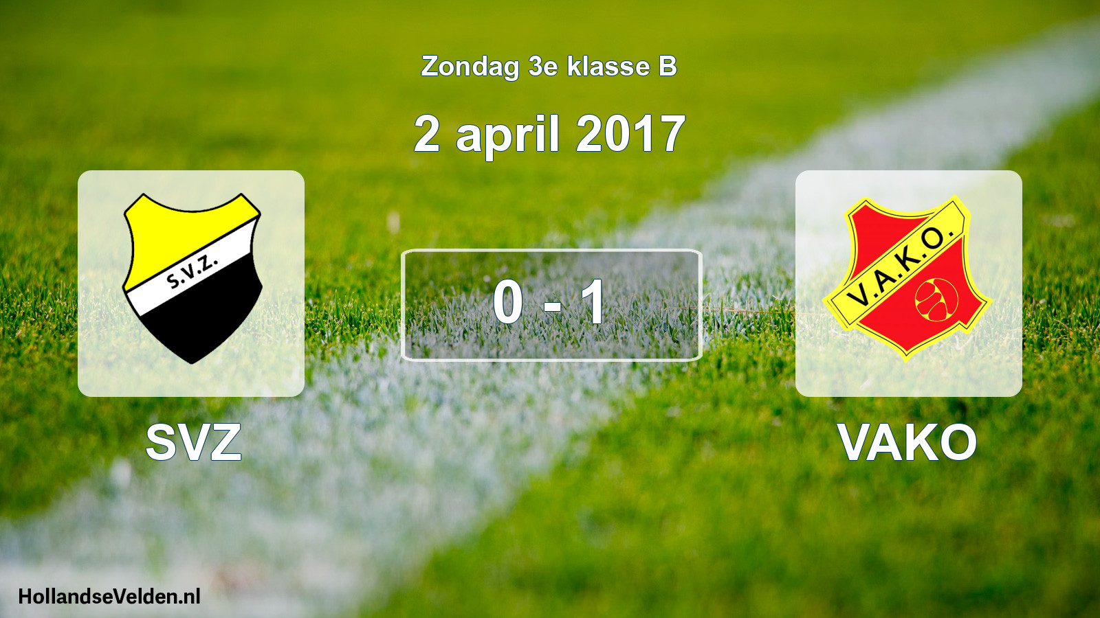 Total number of matches played: SVZ - VAKO 0 - 1 (2 April 2017)