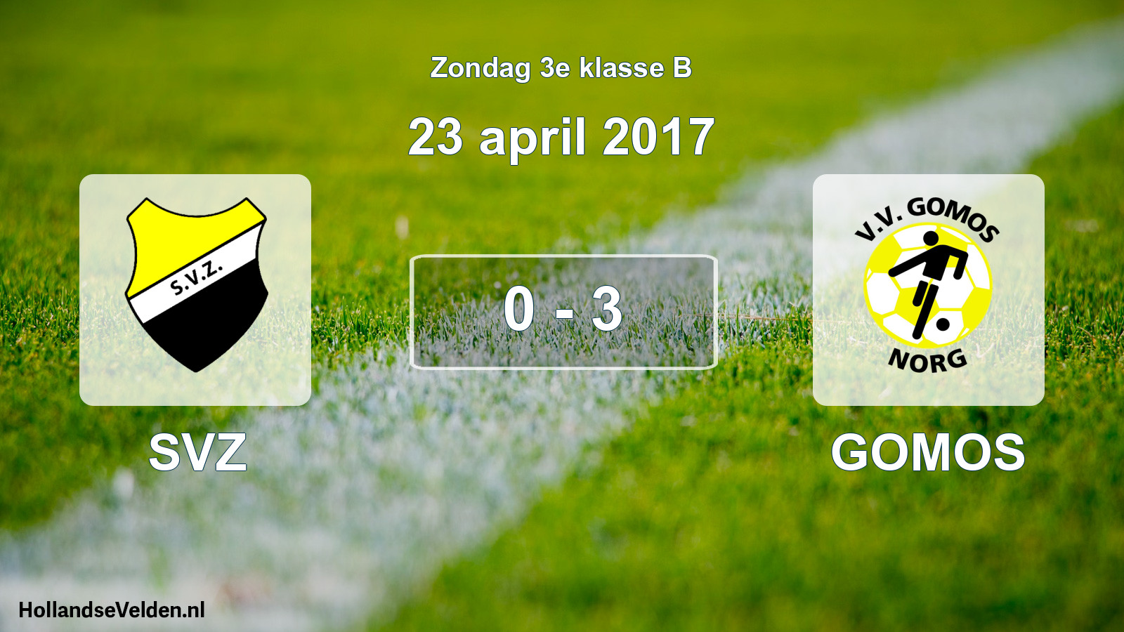 Total number of matches played: SVZ - GOMOS 0 - 3 (23 April 2017)