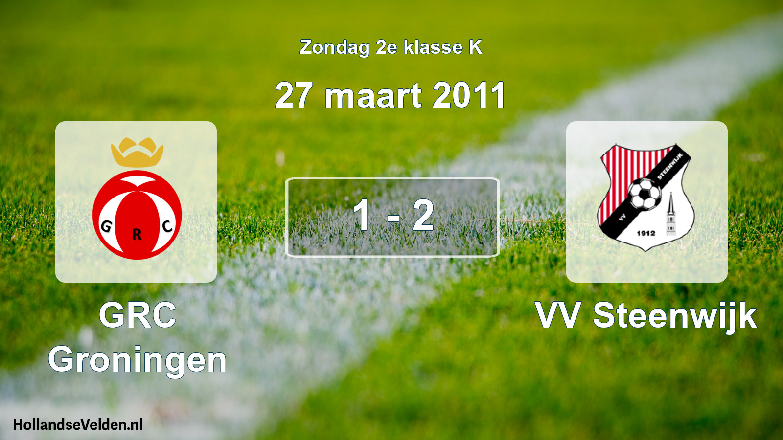 Total number of matches played: GRC Groningen - VV Steenwijk 1 - 2 (27 March 2011)