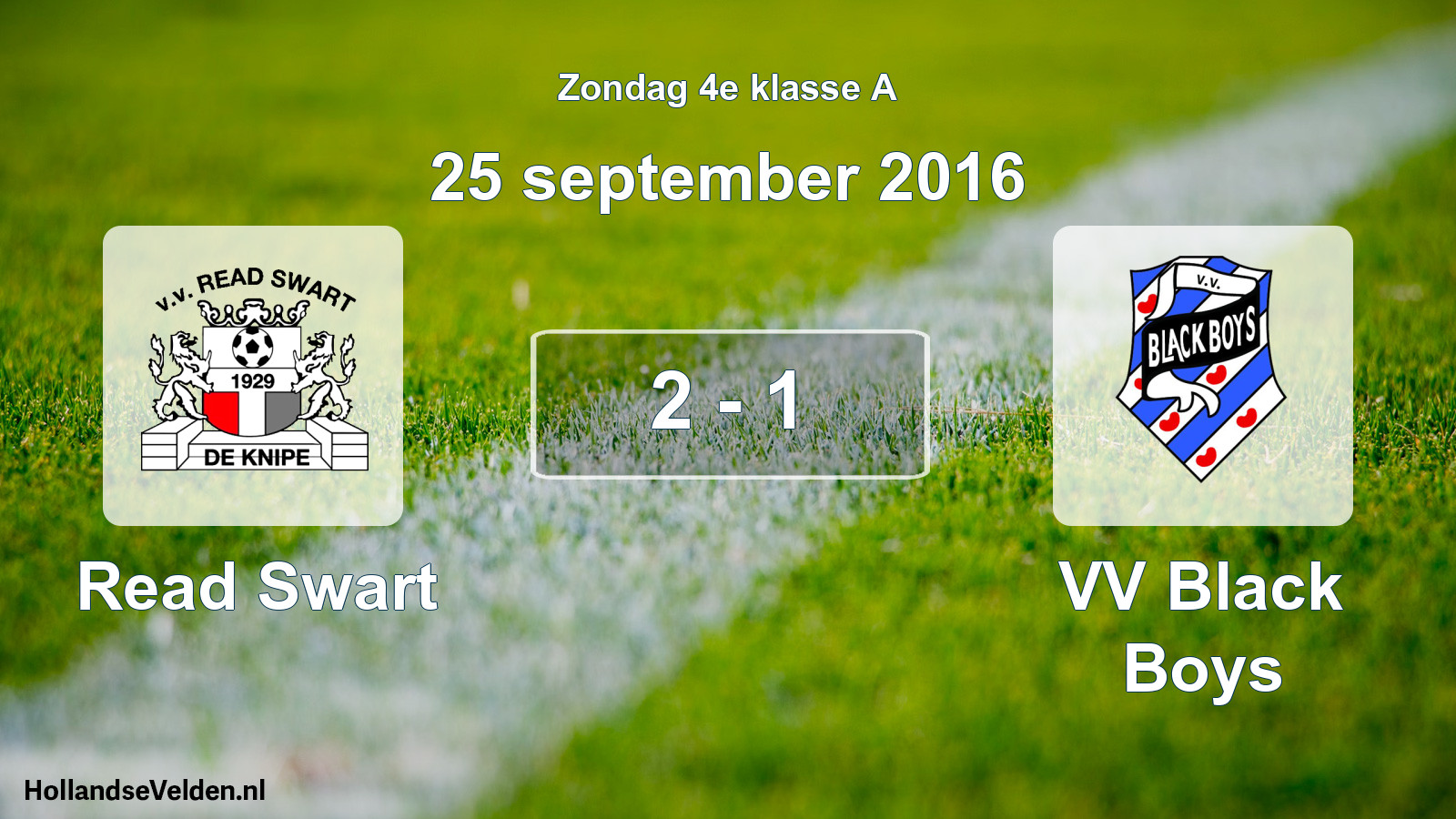 Total number of matches played: Read Swart - VV Black Boys 2 - 1 (25 September 2016)