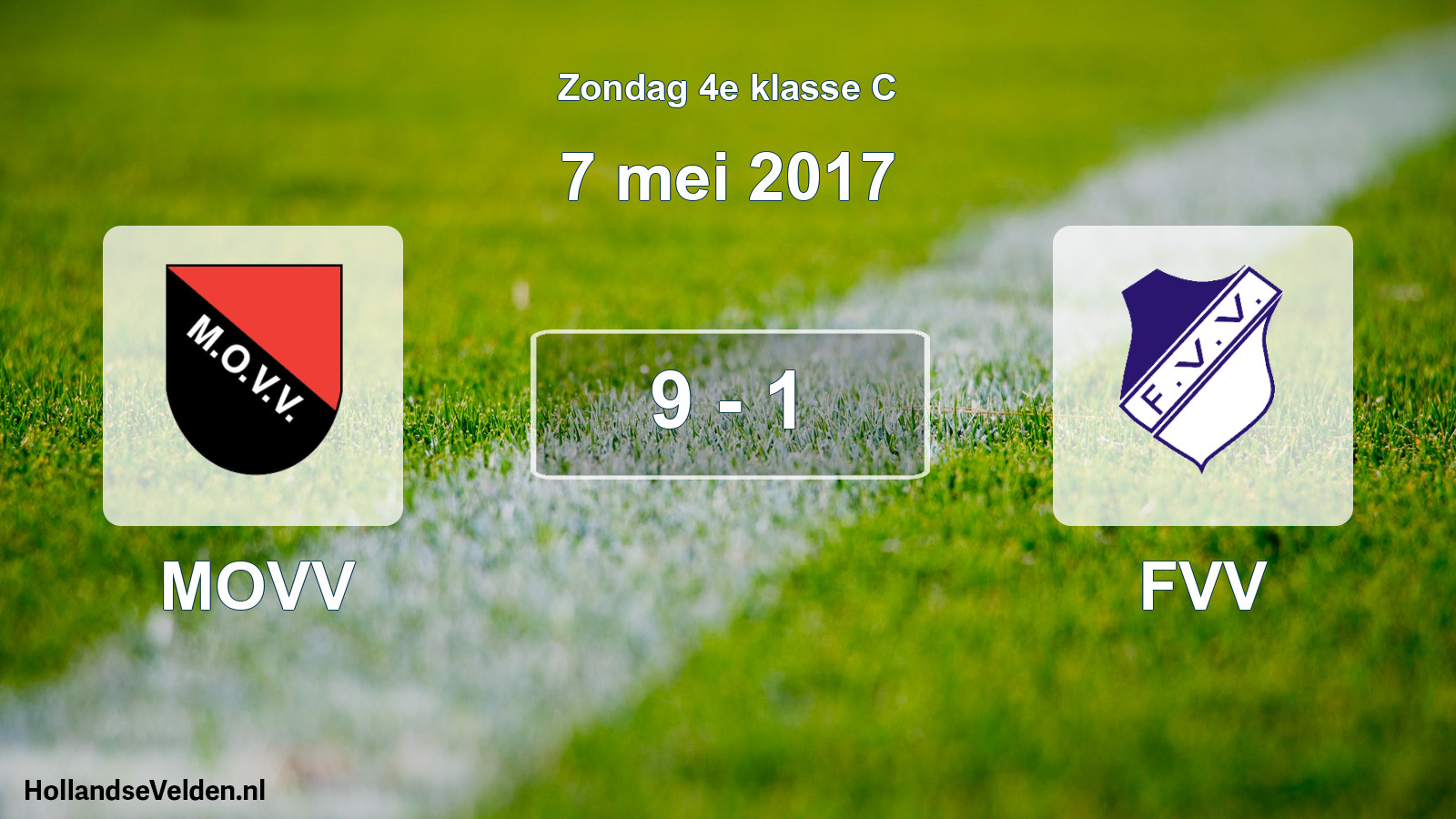 Total number of matches played: MOVV - FVV 9 - 1 (7 May 2017)