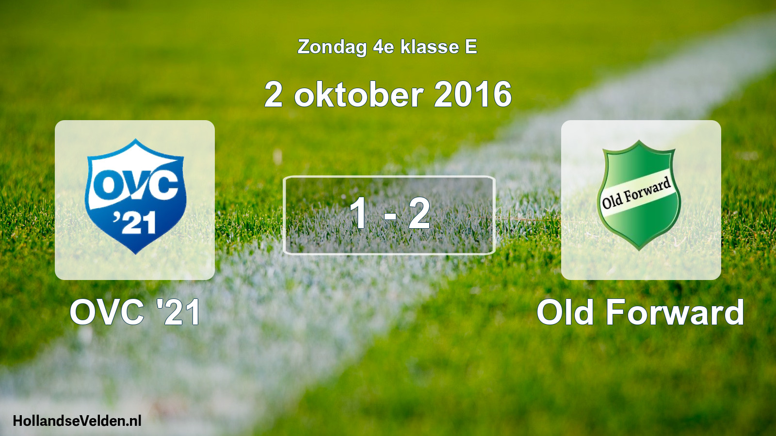 Total number of matches played: OVC '21 - Old Forward 1 - 2 (2 October 2016)