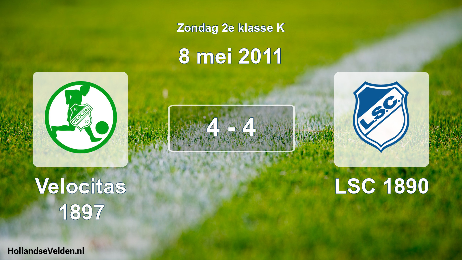 Total number of matches played: Velocitas 1897 - LSC 1890 4 - 4 (8 May 2011)