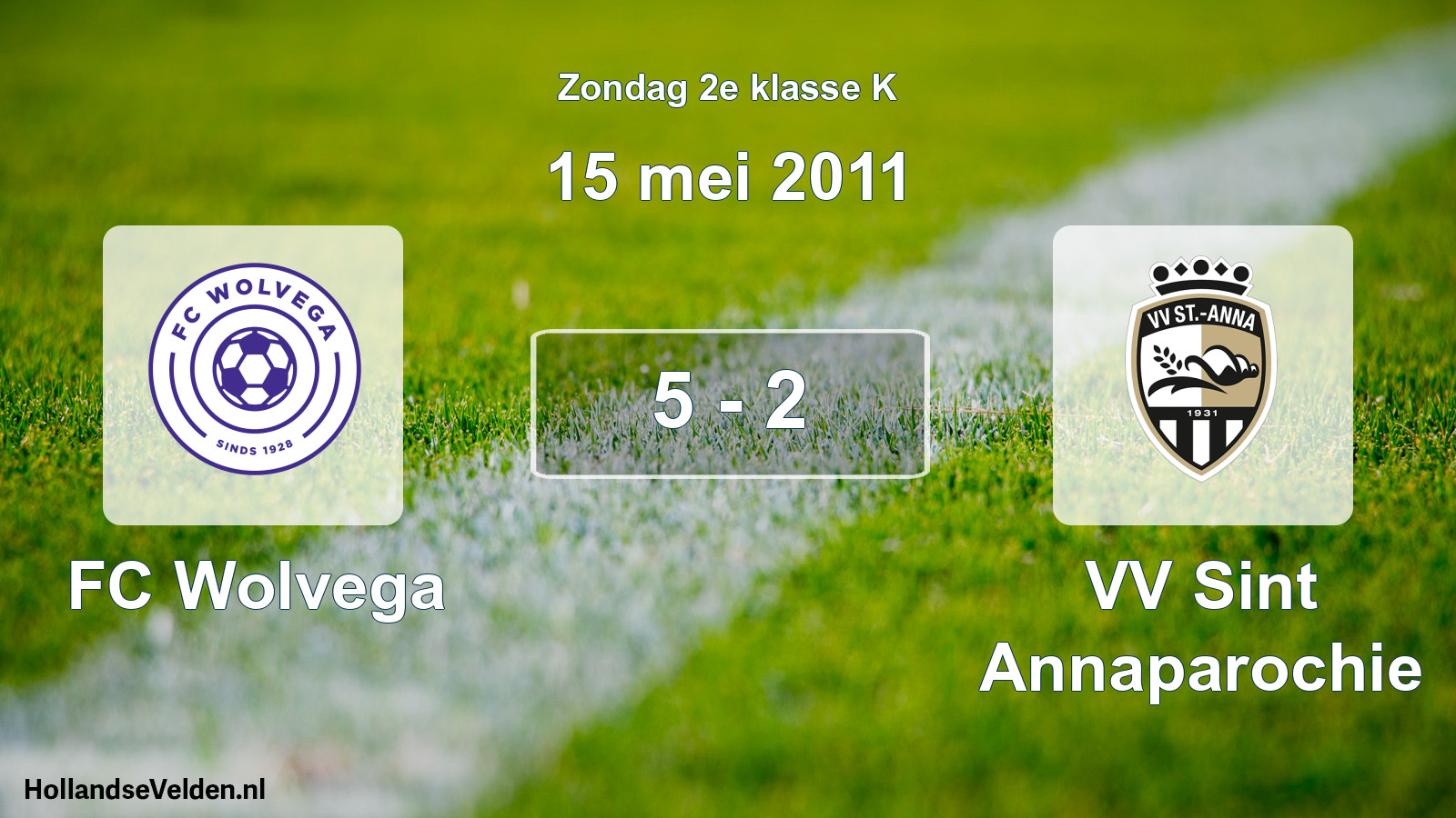 Total number of matches played: FC Wolvega - VV Sint Annaparochie 5 - 2 (15 May 2011)