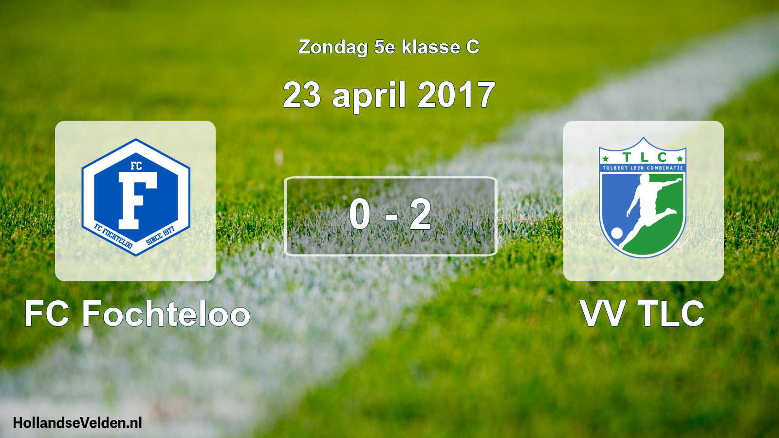 Total number of matches played: FC Fochteloo - VV TLC 0 - 2 (23 April 2017)