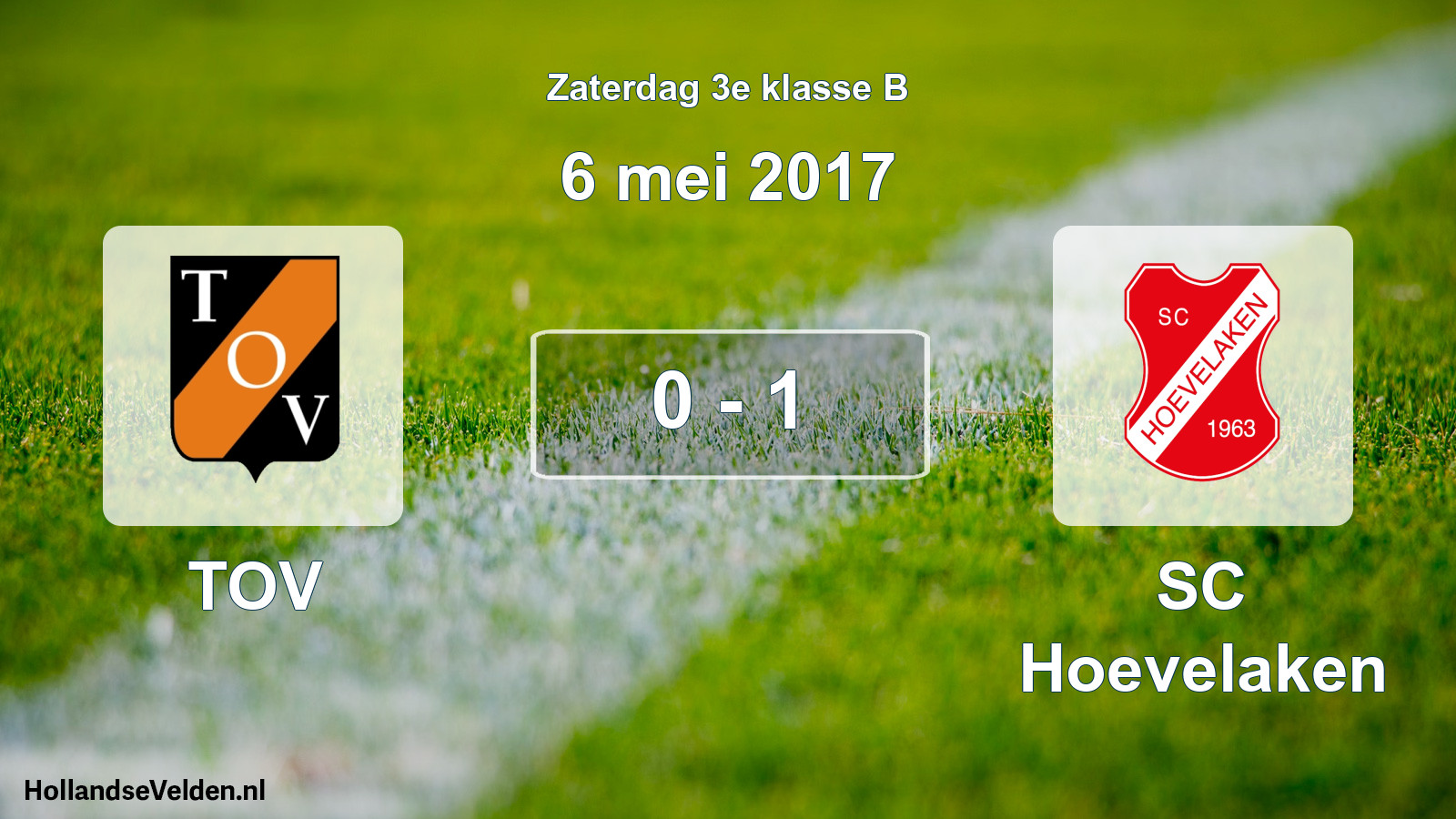 Total number of matches played: TOV - SC Hoevelaken 0 - 1 (6 May 2017)