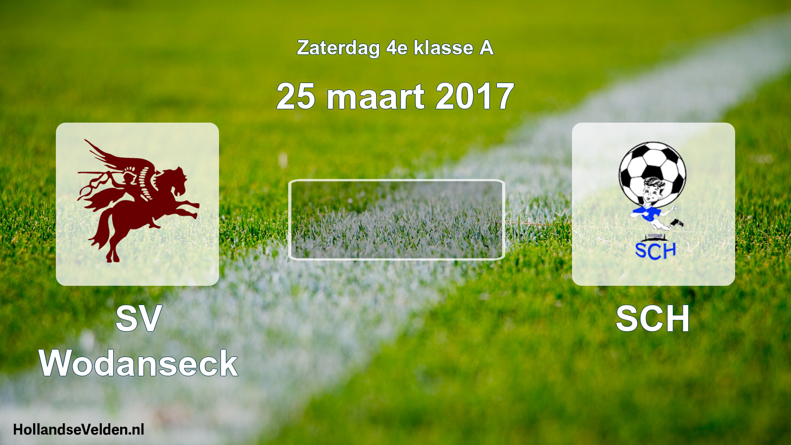 Scheduled Match: SV Wodanseck - SCH (25 March 2017)