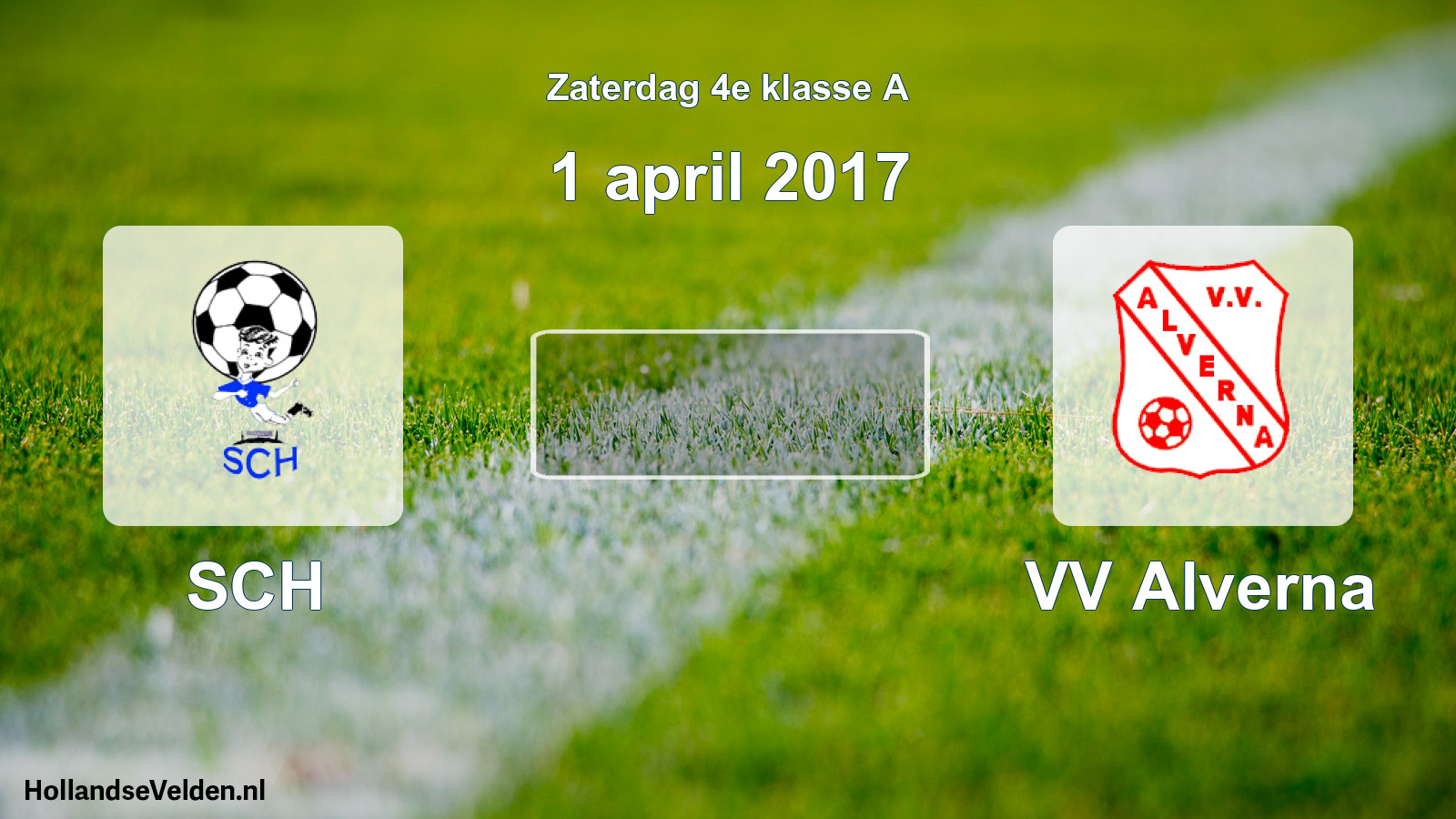 Scheduled Match: SCH - VV Alverna (1 April 2017)
