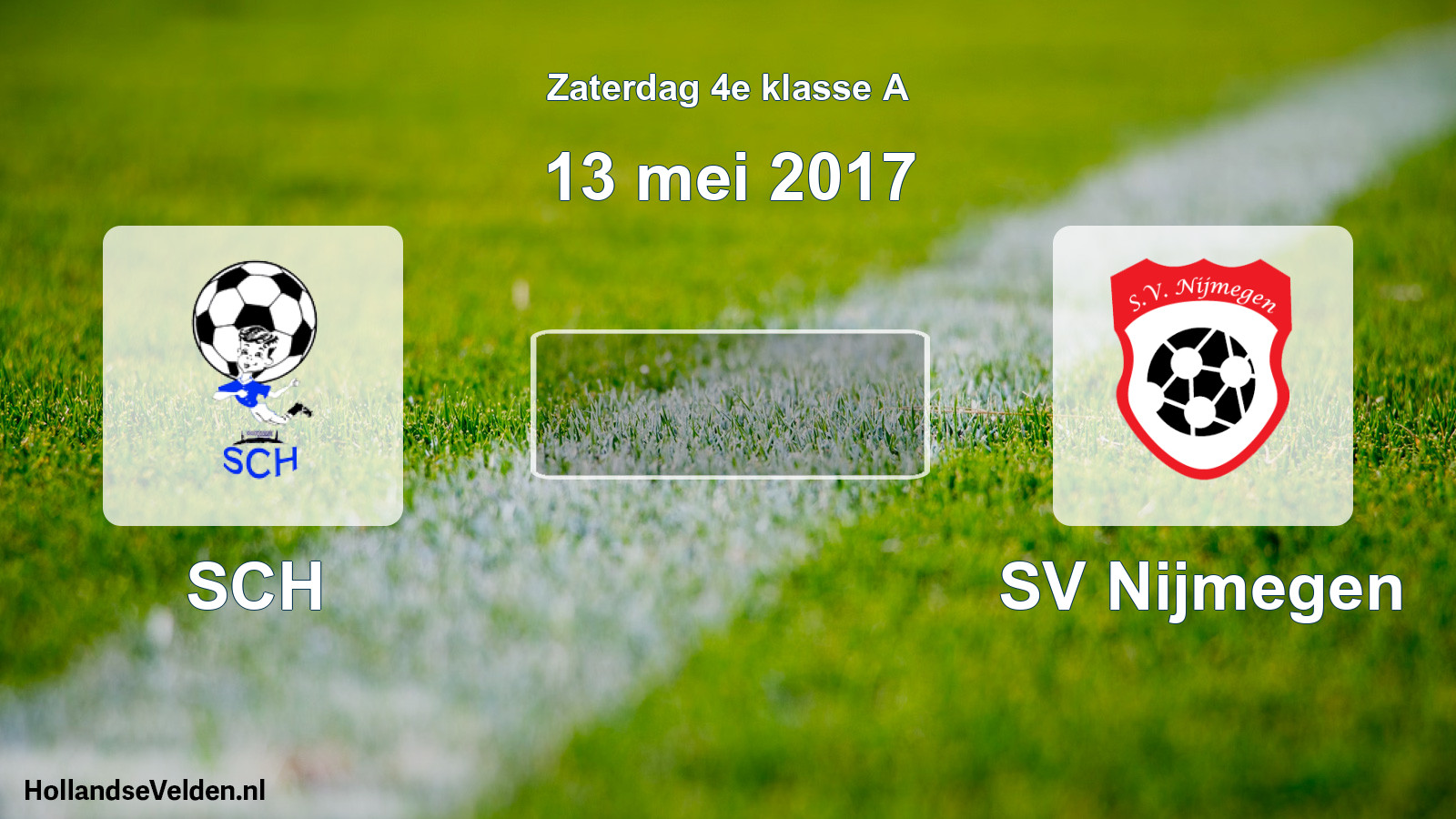 Scheduled Match: SCH - SV Nijmegen (13 May 2017)
