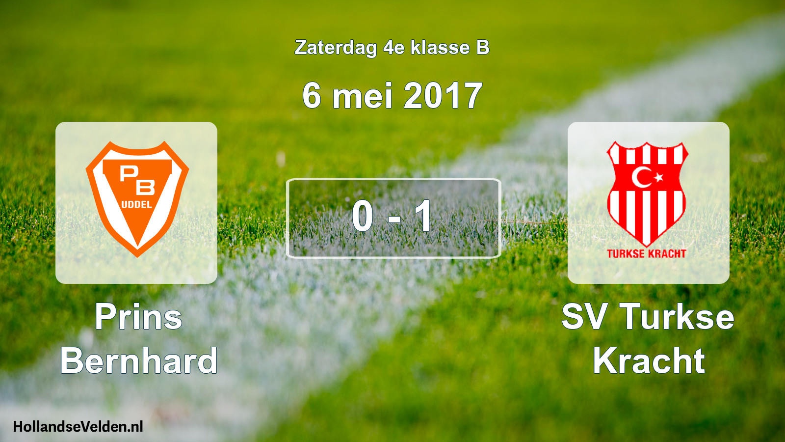 Total number of matches played: Prins Bernhard - SV Turkse Kracht 0 - 1 (6 May 2017)