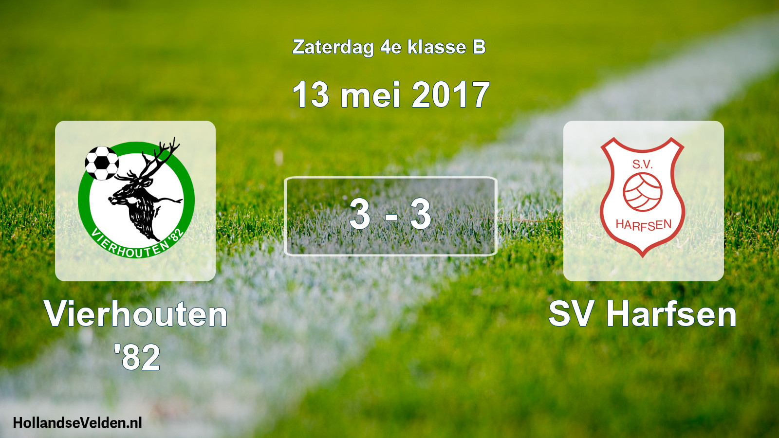 Total number of matches played: Vierhouten '82 - SV Harfsen 3 - 3 (13 May 2017)