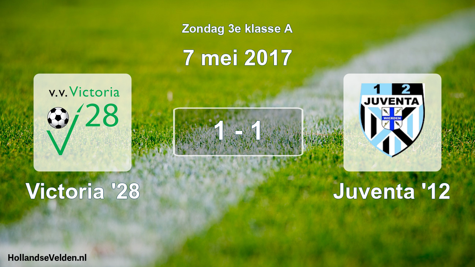 Total number of matches played: Victoria '28 - Juventa '12 1 - 1 (7 May 2017)