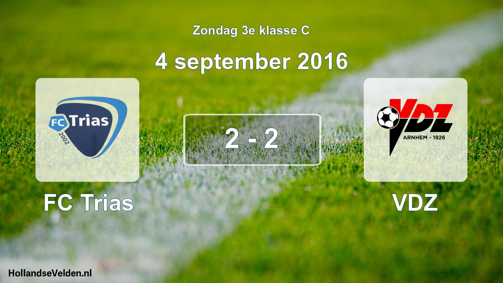 Total number of matches played: FC Trias - VDZ 2 - 2 (4 September 2016)