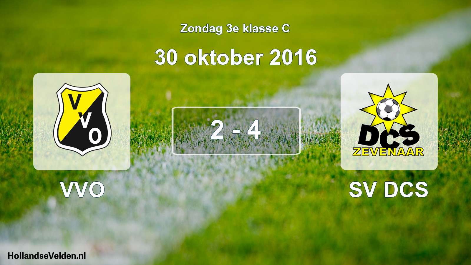 Total number of matches played: VVO - SV DCS 2 - 4 (30 October 2016)