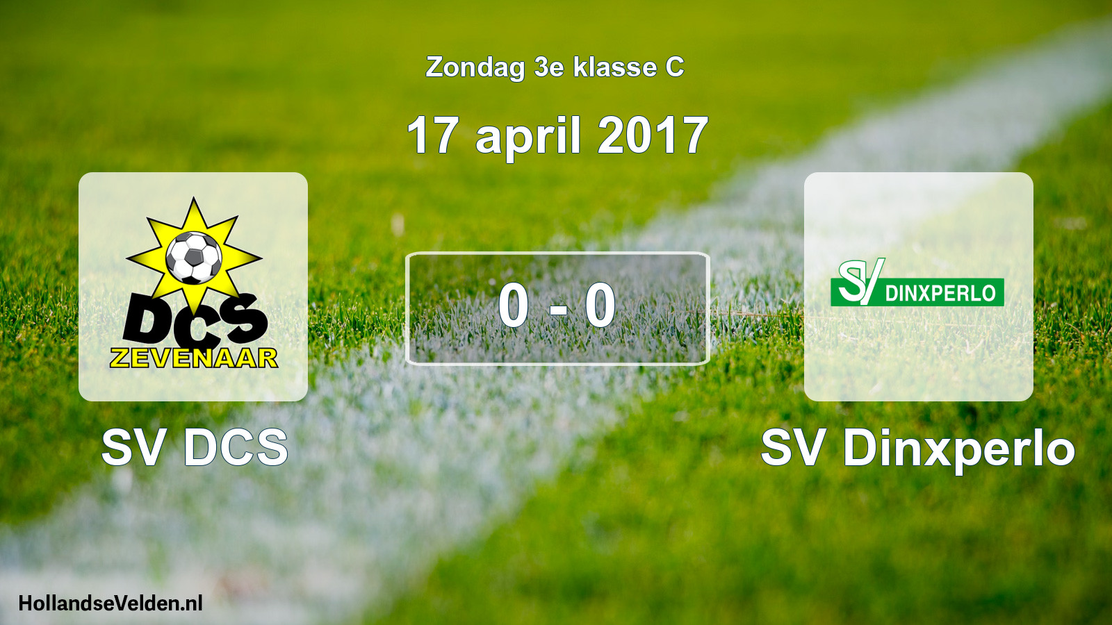 Total number of matches played: SV DCS - SV Dinxperlo 0 - 0 (17 April 2017)