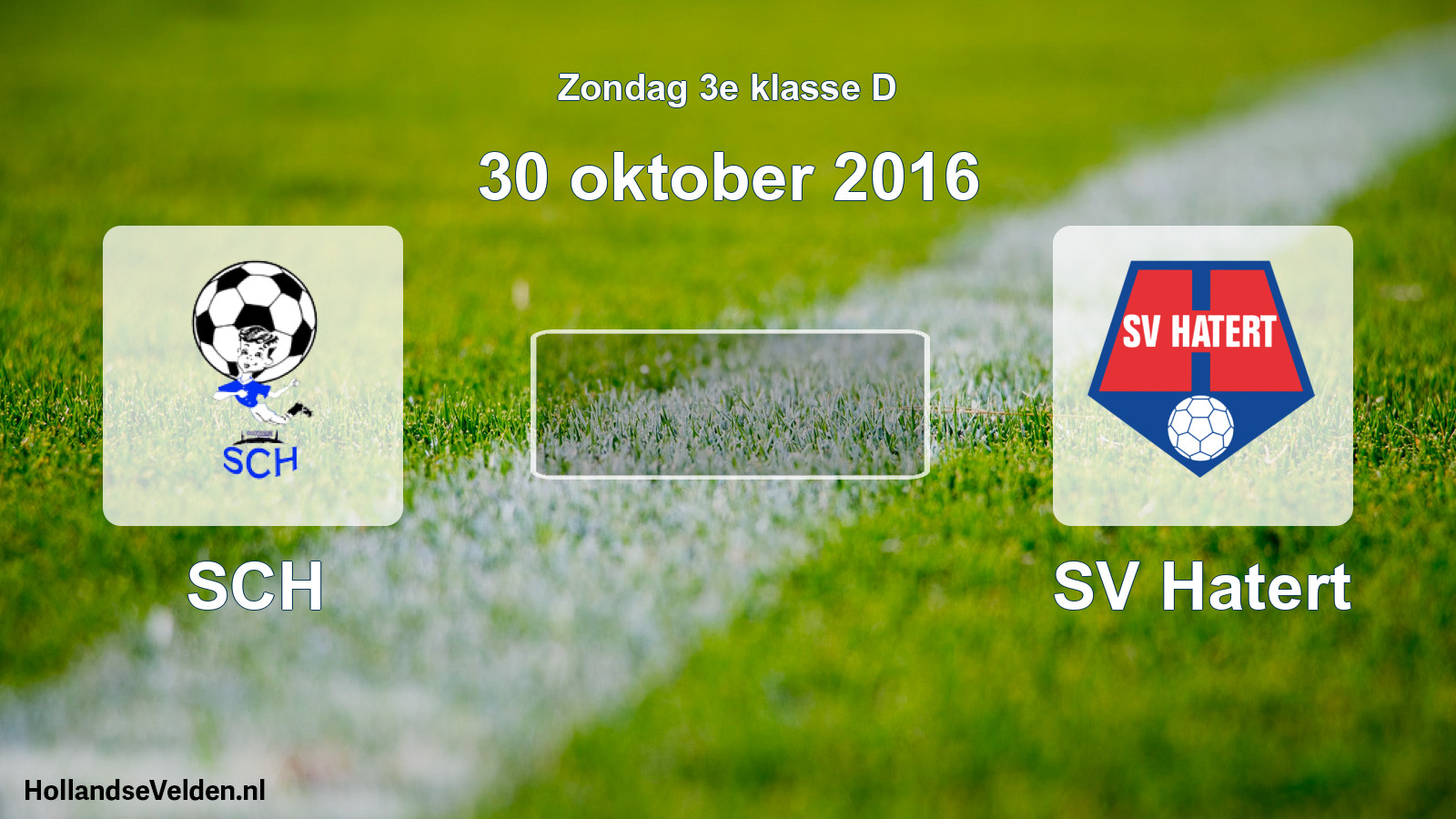 Scheduled Match: SCH - SV Hatert (30 October 2016)