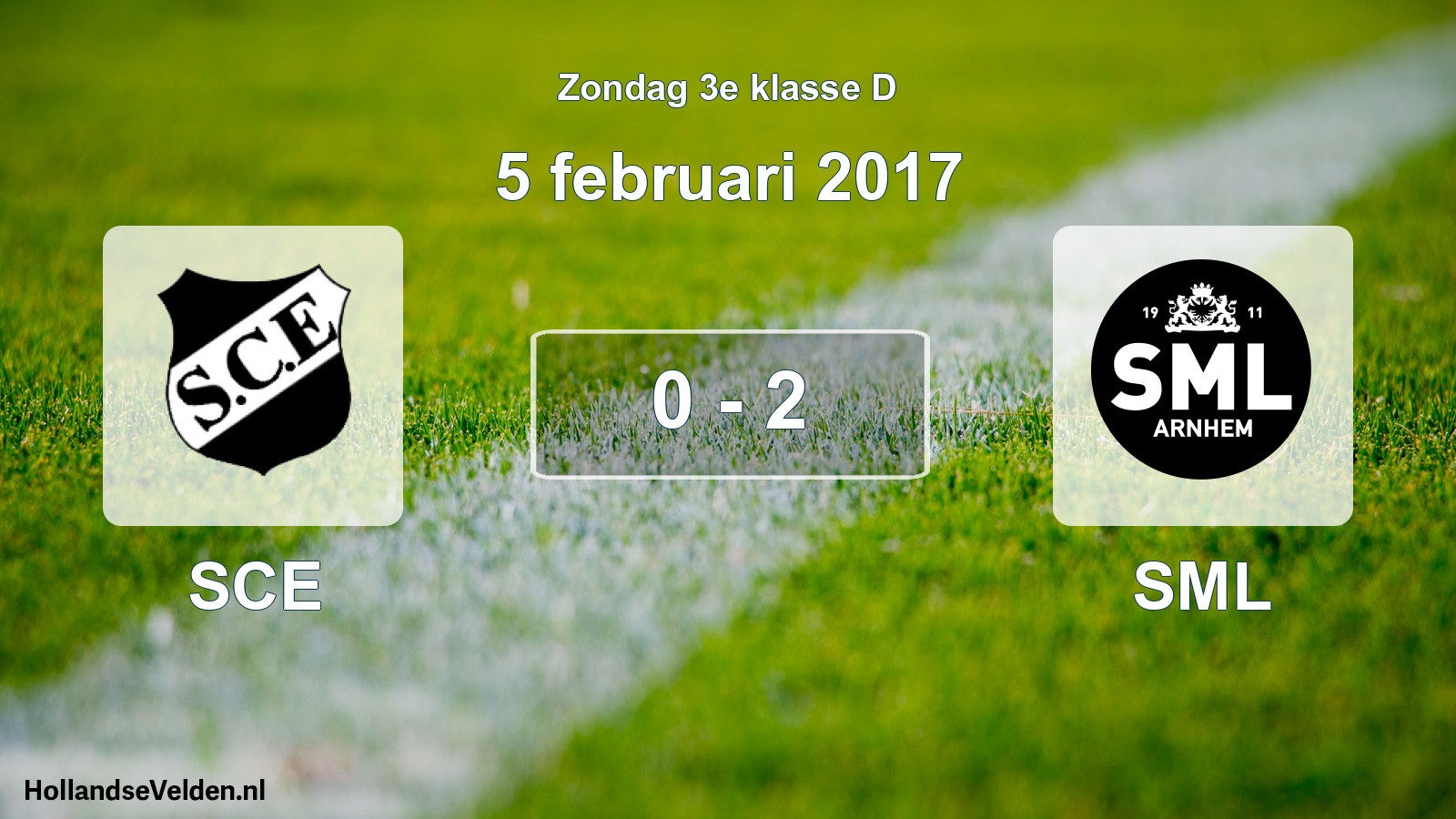Total number of matches played: SCE - SML 0 - 2 (5 February 2017)
