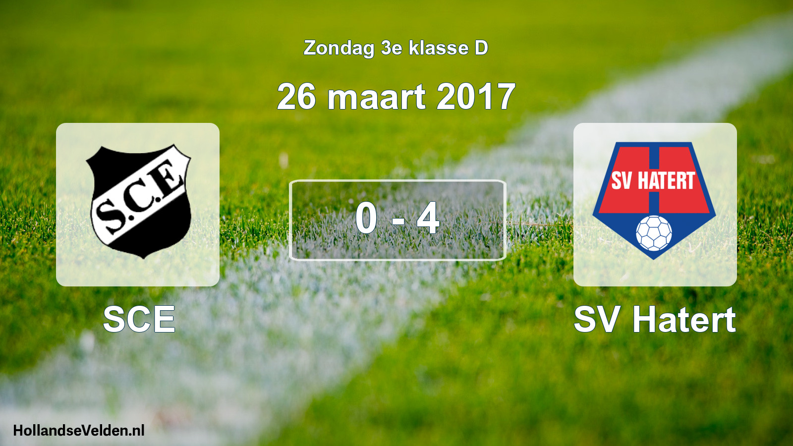 Total number of matches played: SCE - SV Hatert 0 - 4 (26 March 2017)