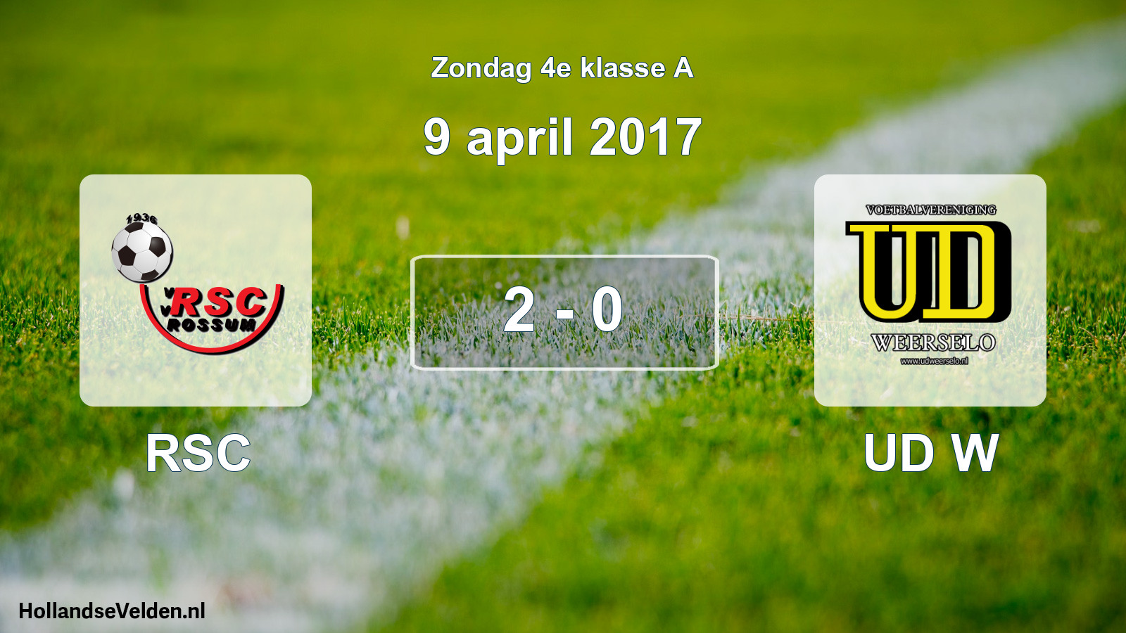 Total number of matches played: RSC - UD W 2 - 0 (9 April 2017)