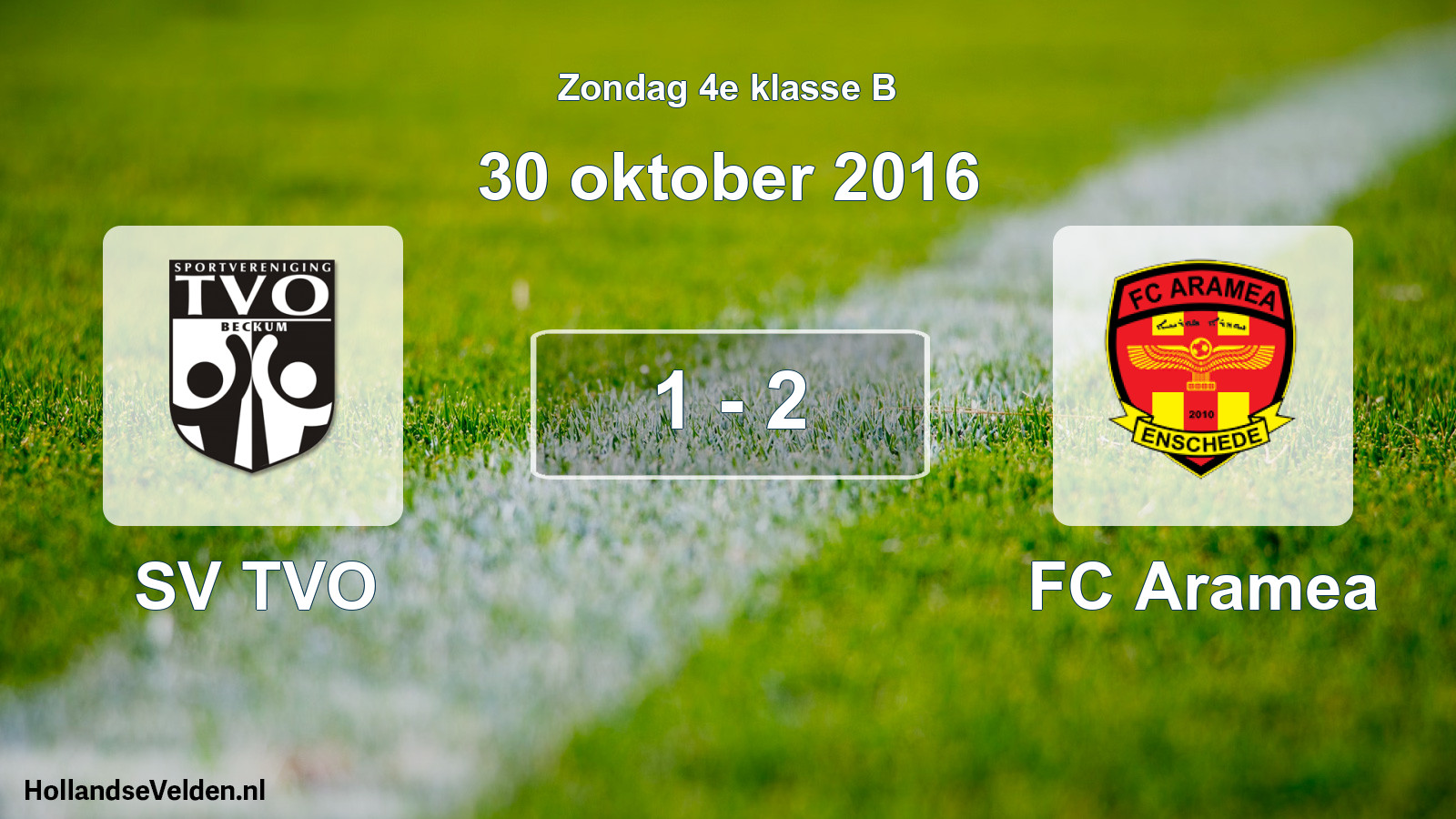 Total number of matches played: SV TVO - FC Aramea 1 - 2 (30 October 2016)