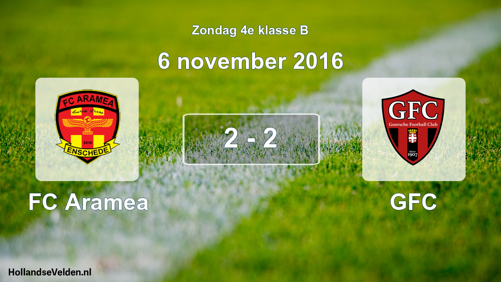 Total number of matches played: FC Aramea - GFC 2 - 2 (6 November 2016)