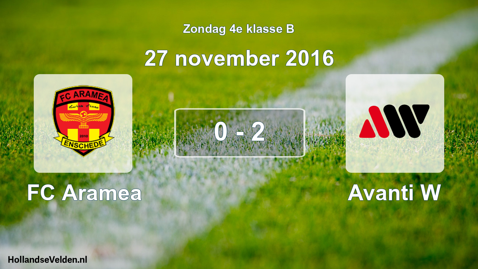 Total number of matches played: FC Aramea - Avanti W 0 - 2 (27 November 2016)