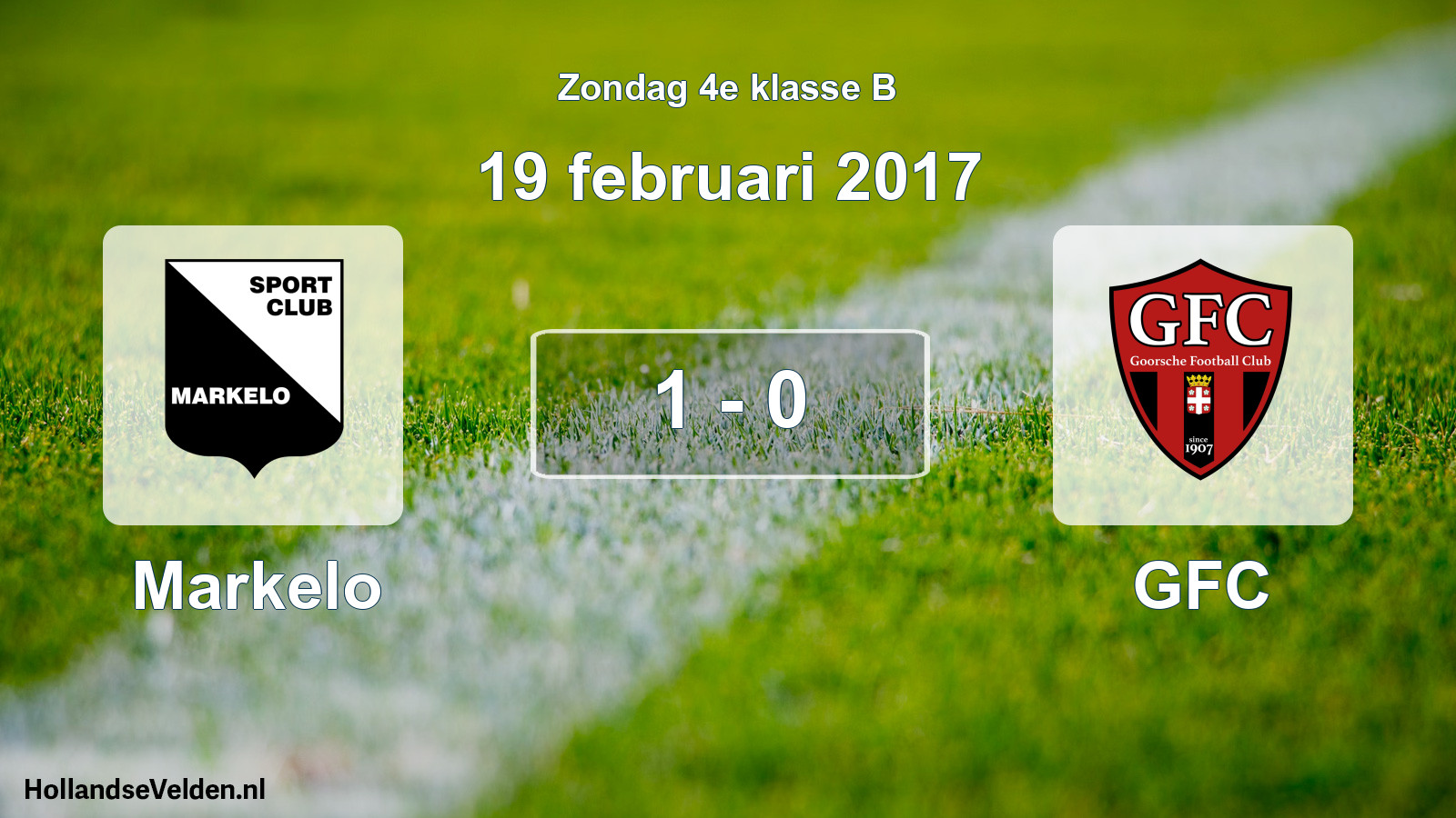 Total number of matches played: Markelo - GFC 1 - 0 (19 February 2017)