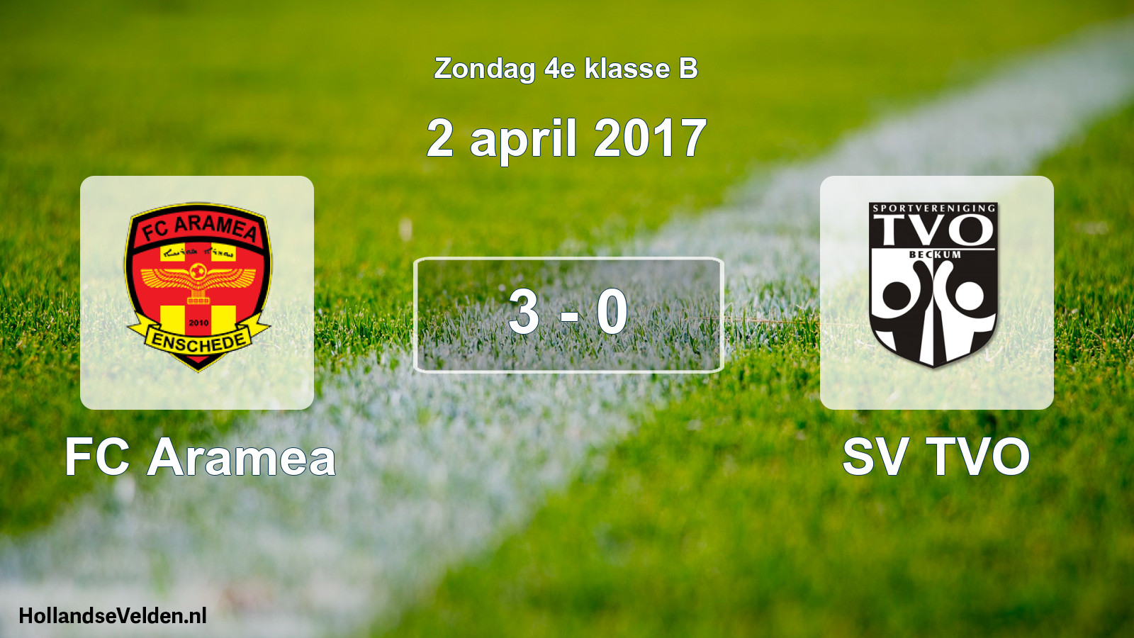 Total number of matches played: FC Aramea - SV TVO 3 - 0 (2 April 2017)