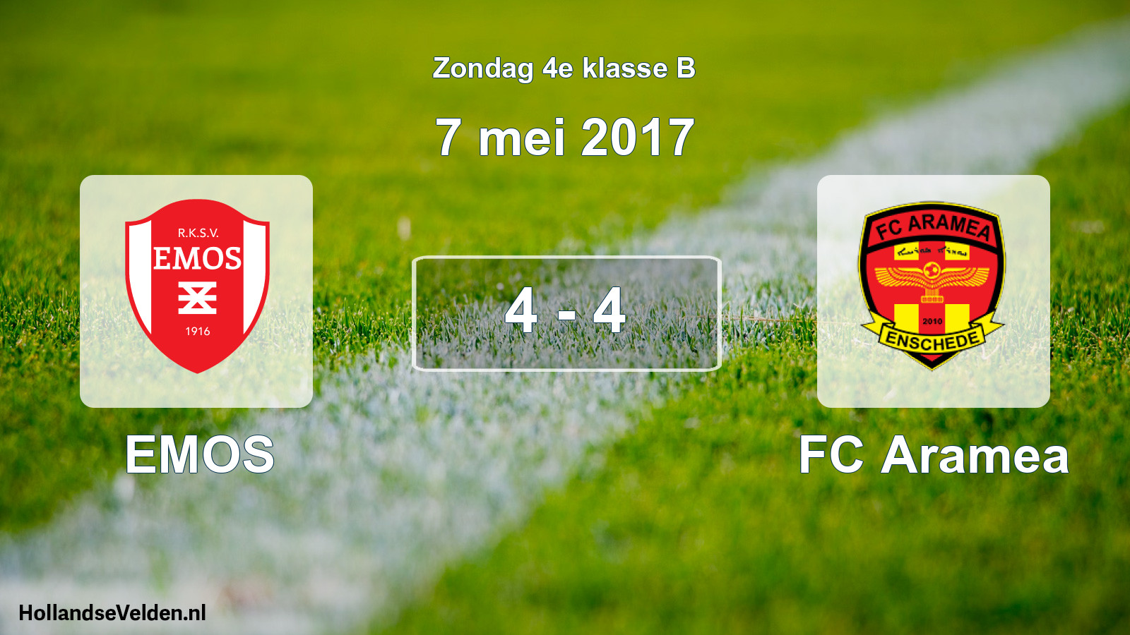 Total number of matches played: EMOS - FC Aramea 4 - 4 (7 May 2017)