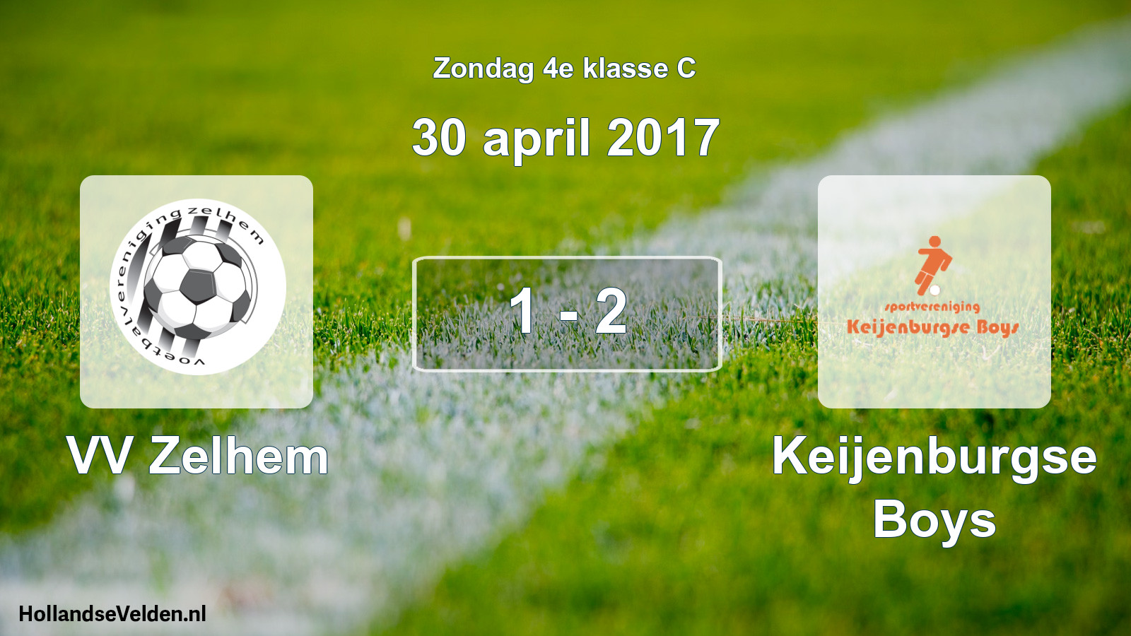 Total number of matches played: VV Zelhem - Keijenburgse Boys 1 - 2 (30 April 2017)