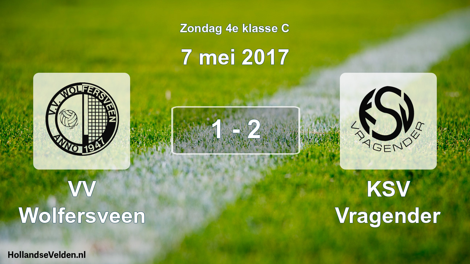 Total number of matches played: VV Wolfersveen - KSV Vragender 1 - 2 (7 May 2017)