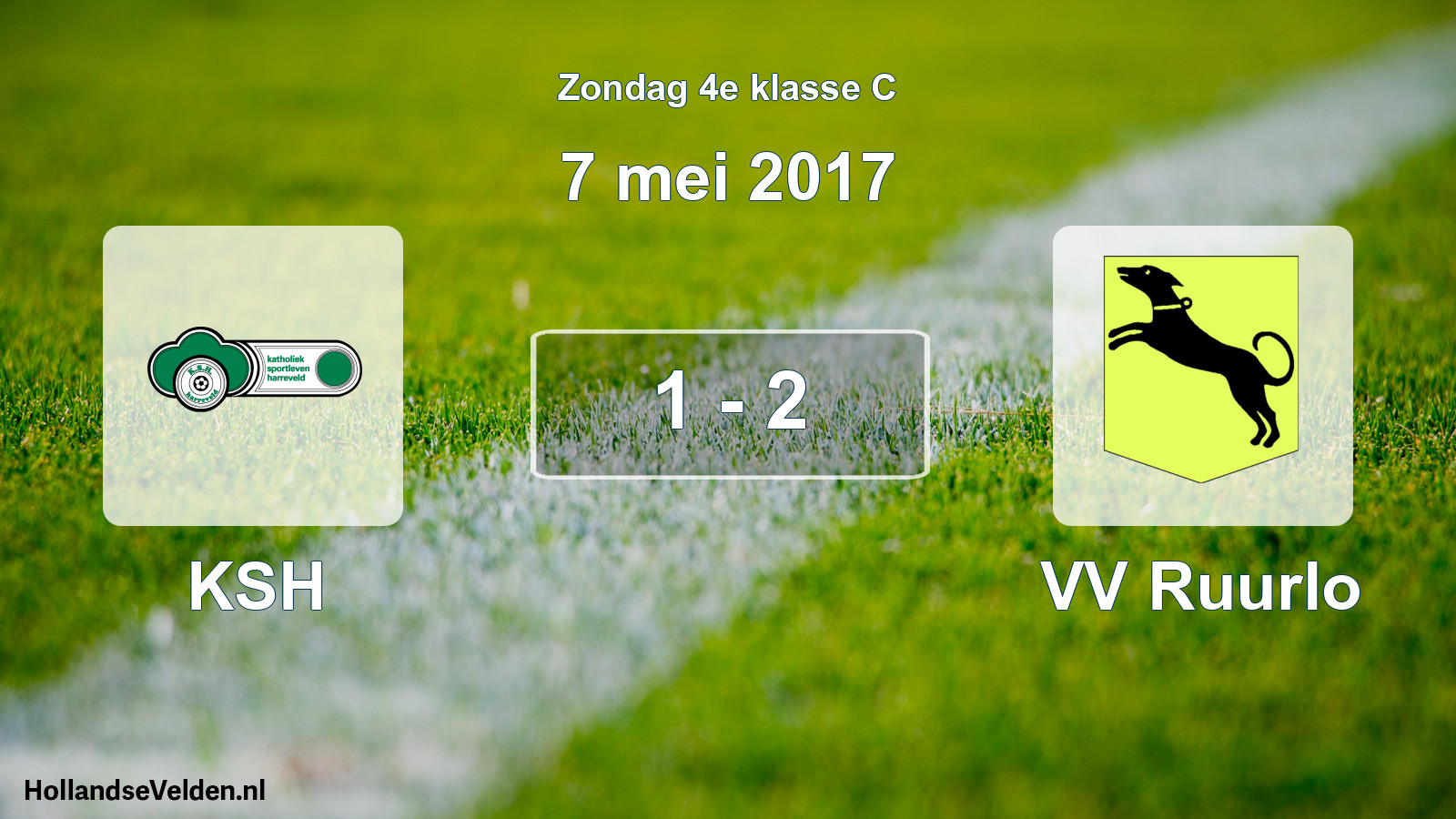 Total number of matches played: KSH - VV Ruurlo 1 - 2 (7 May 2017)