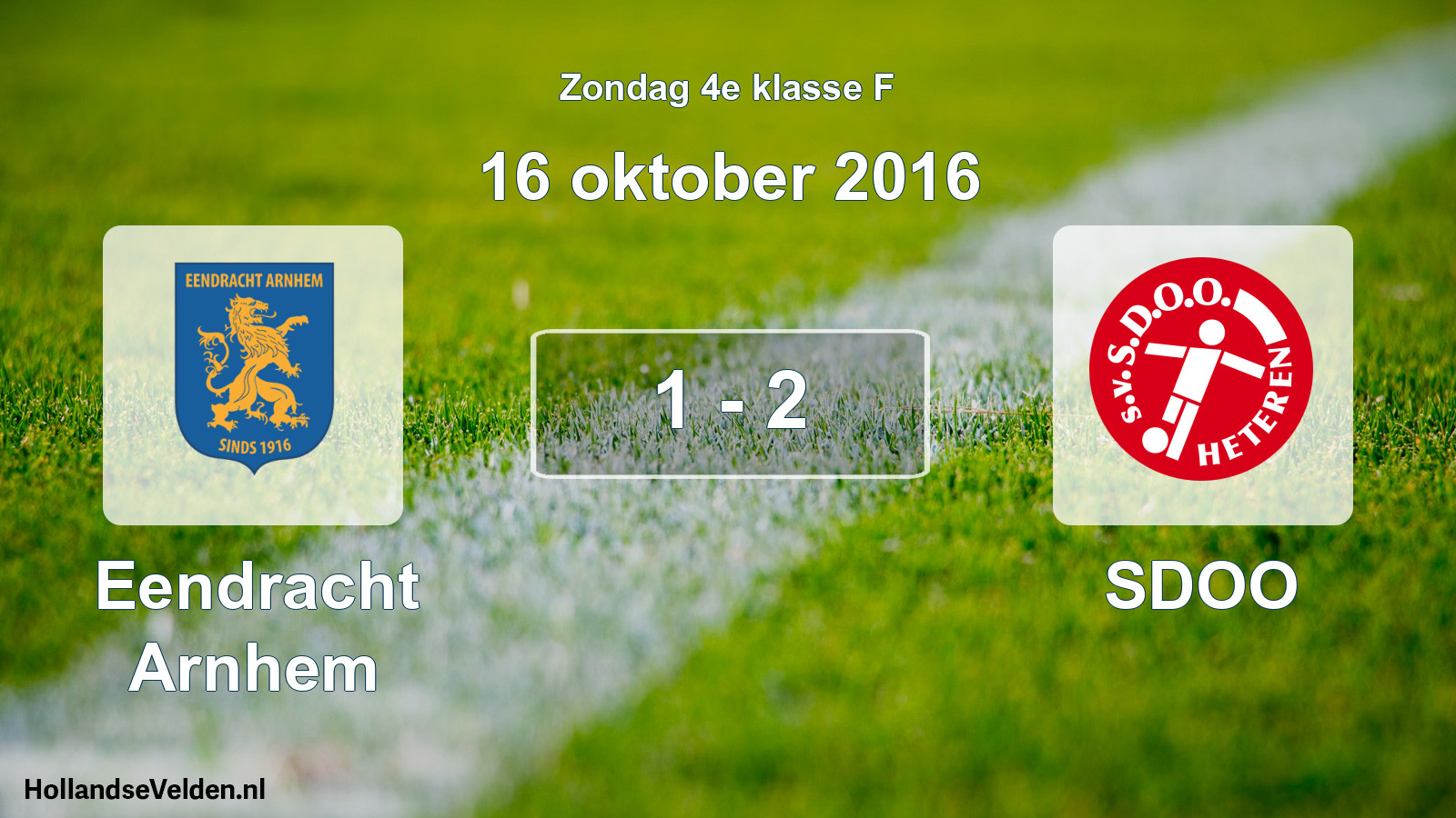 Total number of matches played: Eendracht Arnhem - SDOO 1 - 2 (16 October 2016)