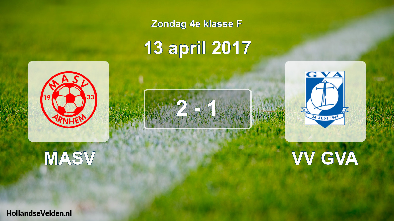 Total number of matches played: MASV - VV GVA 2 - 1 (13 April 2017)