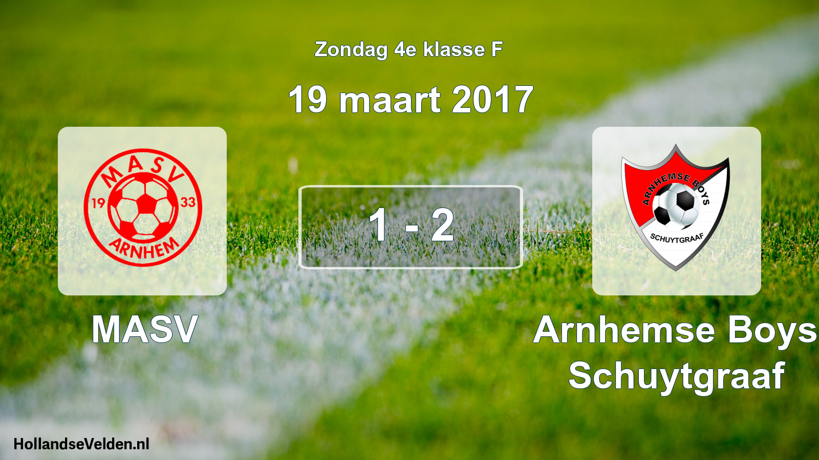 Total number of matches played: MASV - Arnhemse Boys Schuytgraaf 1 - 2 (19 March 2017)